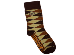 Full size image of Unique Snacks brown Socks