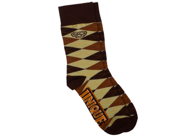 Full size image of Unique Snacks brown Socks