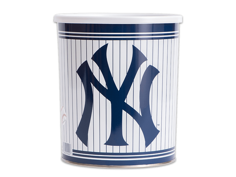 32 Count New York Yankees Tin| Buy Pretzels Online | Unique Snacks